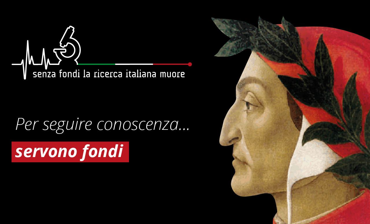 Dante - Per seguire conoscenza servono fondi